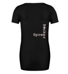 SpreeRocker Rose Skull - Schwangerschafts Shirt-16