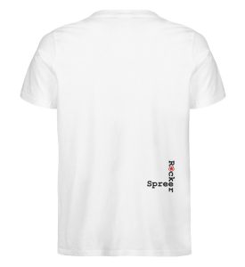 SpreeRocker - Black and Red - Herren Premium Organic Shirt-3