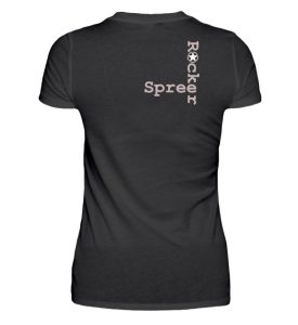 SpreeRocker Rose Skull - Damenshirt-16