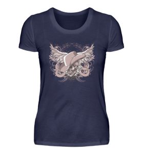 SpreeRocker Rose Skull - Damenshirt-198
