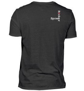 SpreeRocker - JUST GO - Herren V-Neck Shirt-16