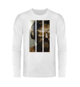 SpreeRocker - Gold Music Man - Unisex Long Sleeve T-Shirt-3