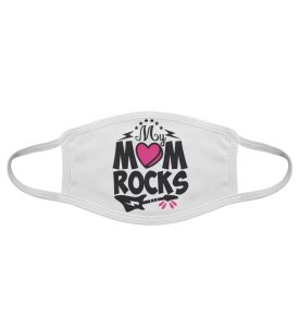 Mund-/Nasebedeckung - My Mom Rocks - Gesichtsmaske-7019