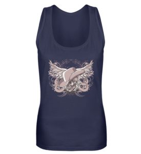 SpreeRocker Rose Skull - Frauen Tanktop-198