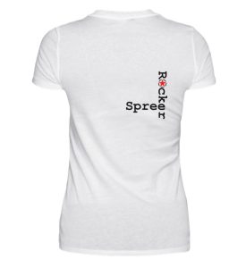 SpreeRocker - Black Cross - Damenshirt-3