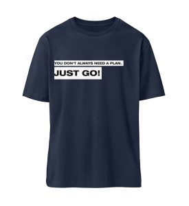 JUST GO! White - Organic Oversized Shirt ST/ST-6887