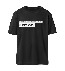 JUST GO! White - Organic Oversized Shirt ST/ST-16