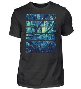 Nature Blue Jungle - Herren Shirt-16