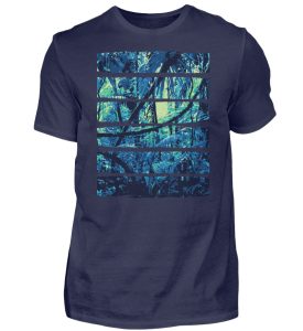 Nature Blue Jungle - Herren Shirt-198