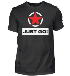 JUST GO! Red Star - Herren Shirt-16