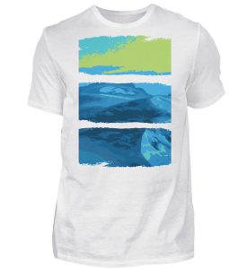 Nature Green-Blue - Herren Shirt-3