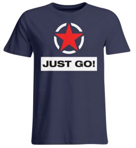 JUST GO! Red Star - Übergrößenshirt-198