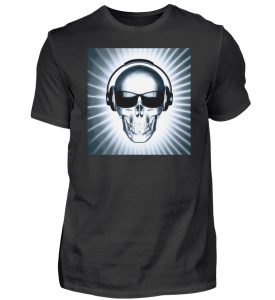 SpreeRocker - Headphone Skull - Herren Shirt-16