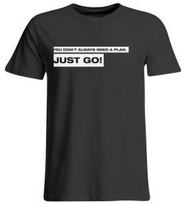 JUST GO! White - Übergrößenshirt-639