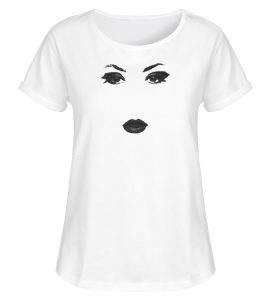 SpreeRocker® - Eyes - Damen RollUp Shirt-3