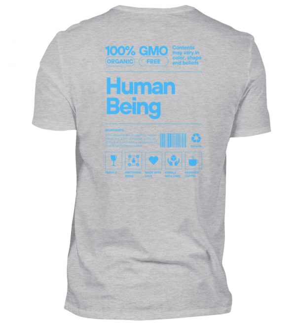 Human being - hellblau - Herren Shirt-17