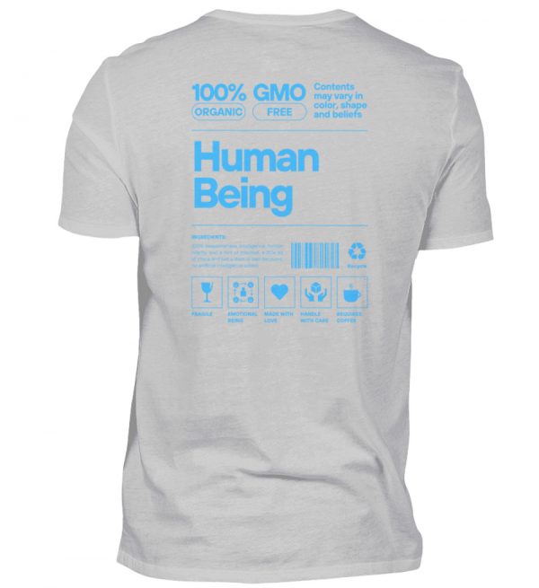 Human being - hellblau - Herren Shirt-1157