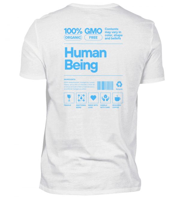 Human being - hellblau - Herren Shirt-3