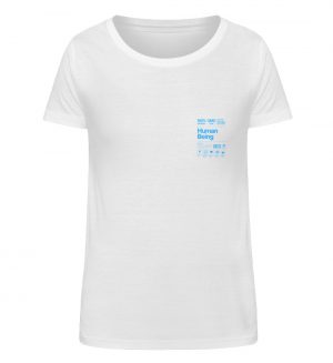 Human being - hellblau - Damen Organic Shirt-3