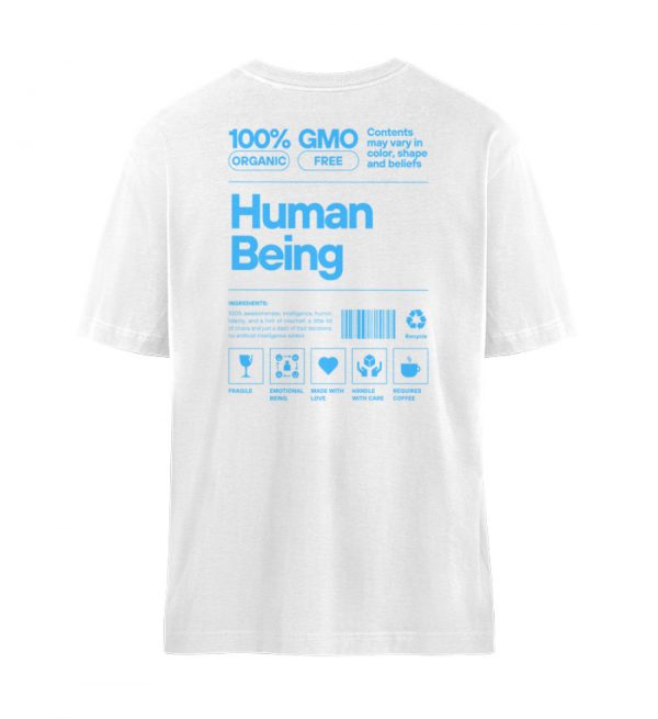 Human being - hellblau - Organic Relaxed Shirt ST/ST-3