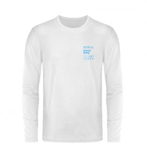 Human being - hellblau - Unisex Long Sleeve T-Shirt-3