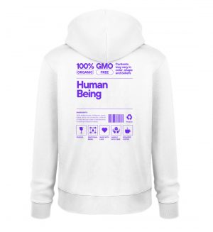 Human being violett - Unisex Premium Organic Hoodie 2.0 ST/ST-3