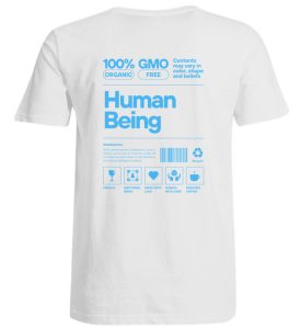 Human being - hellblau - Übergrößenshirt-3